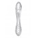 Прозрачный двусторонний стеклянный фаллоимитатор Dazzling Crystal 1 - 18,5 см. - Satisfyer купить с доставкой в интернет-магазине Orgasmix в Энгельсе Прозрачный двусторонний стеклянный фаллоимитатор Dazzling Crystal 1 - 18,5 см. - Satisfyer