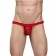 Мужские красные трусы-тонги на кружевном поясе - La Blinque купить с доставкой Мужские красные трусы-тонги на кружевном поясе - La Blinque купить с доставкой