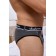 Темно-серые мужские трусы-брифы с вырезом - Darkzone купить с доставкой Темно-серые мужские трусы-брифы с вырезом - Darkzone купить с доставкой