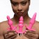 Набор из 3 розовых анальных пробок с вибропулей Thrill Trio Anal Plug Set - XR Brands в Энгельсе Набор из 3 розовых анальных пробок с вибропулей Thrill Trio Anal Plug Set - XR Brands