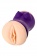 Двухсторонний мастурбатор JOS YARA в фиолетовой колбе - JOS - в Энгельсе купить с доставкой